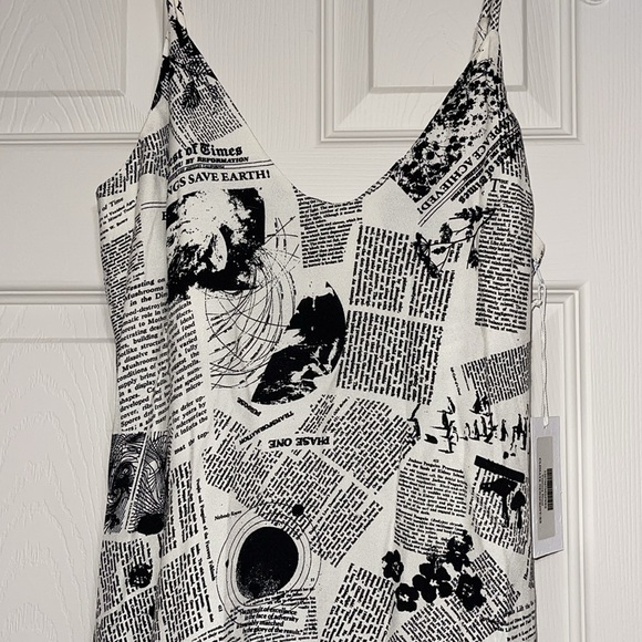 Reformation Newsprint Ventura Dress - Picture 3 of 12